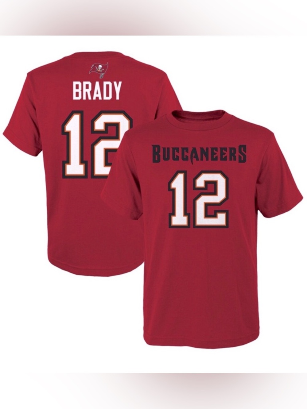NWT [NFL] Tampa Bay Buccaneers Tom Brady Short-Sleeve T-Shirts, Youth Sz L or XL - Picture 2 of 6